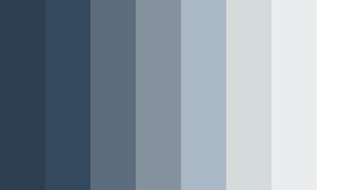 Download dark blue color palette PNG image (landscape)