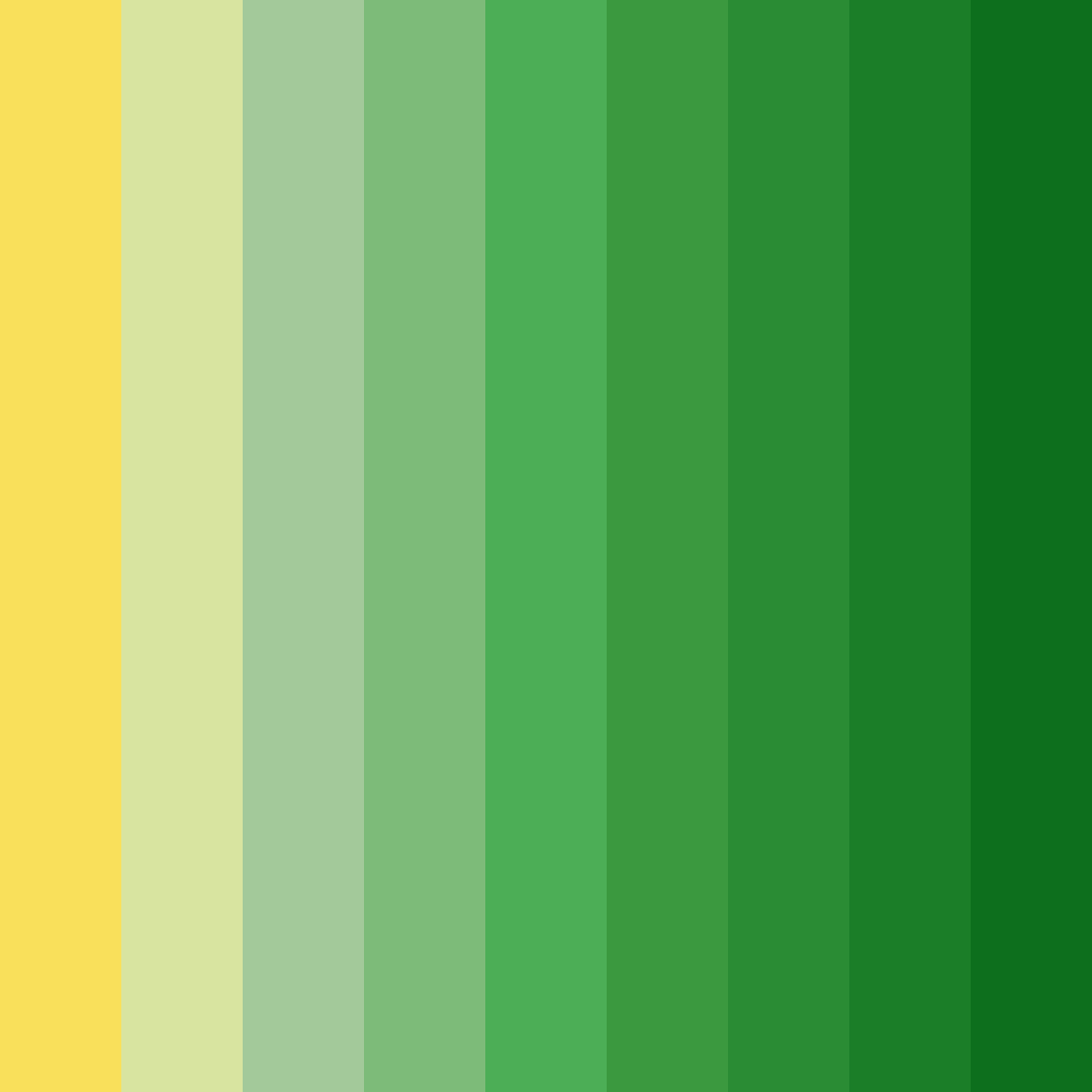 Download spring meadow symphony color palette PNG image (square)
