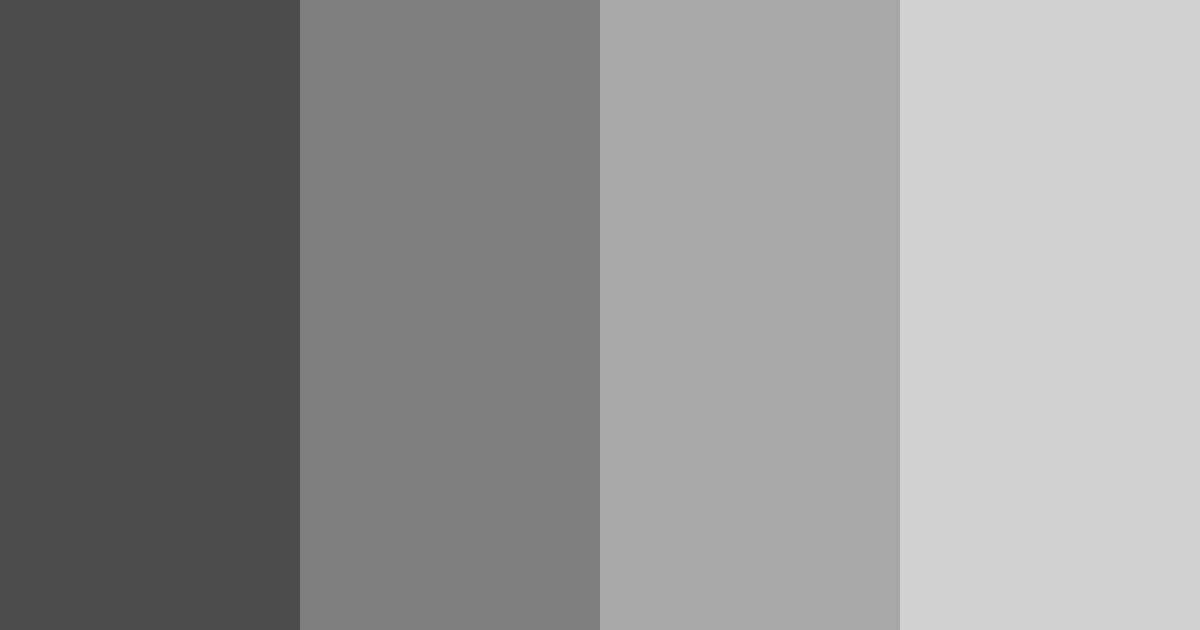Download shades of black color palette PNG image (landscape)