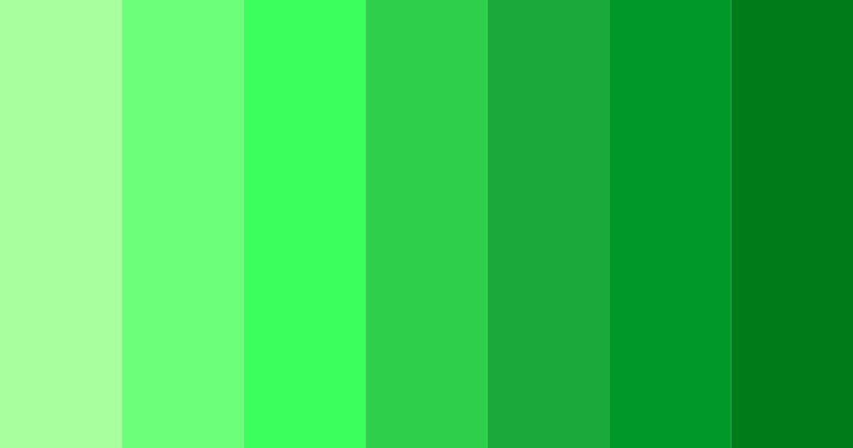 Download emerald symphony color palette PNG image (landscape)