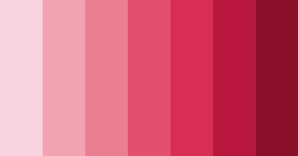 Download blushing rose garden color palette PNG image (landscape)