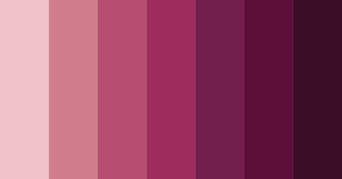Download dark red to purple shades color palette PNG image (landscape)