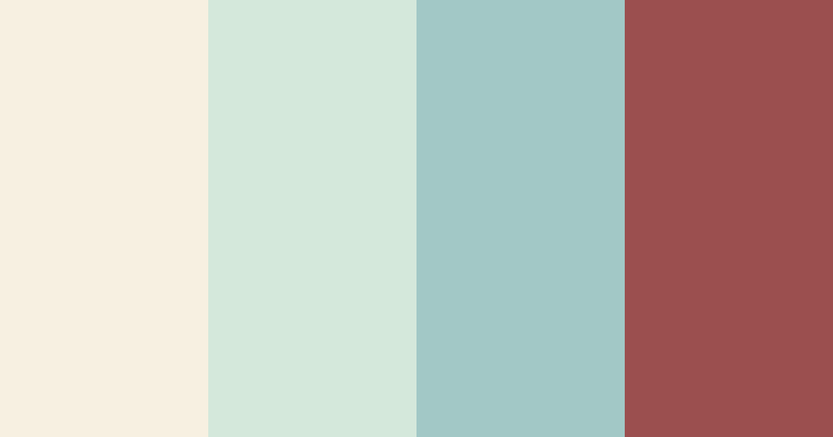 Download turquoise christmas color palette PNG image (landscape)