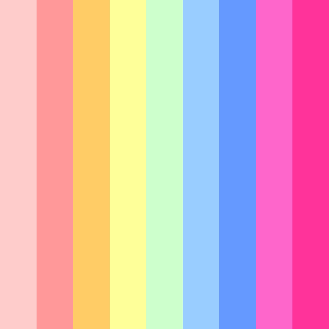 Download bright pink color palette PNG image (square)