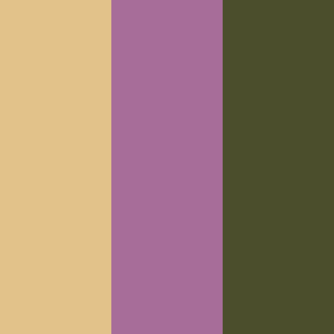 Download purple mustard green color palette PNG image (square)