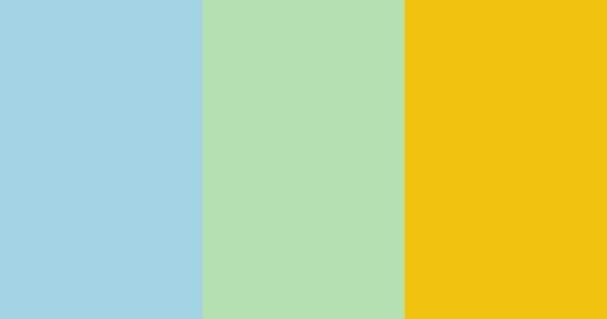 Download airy blue color palette PNG image (landscape)