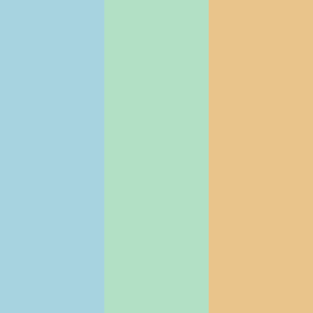Download aerial blue color palette PNG image (square)