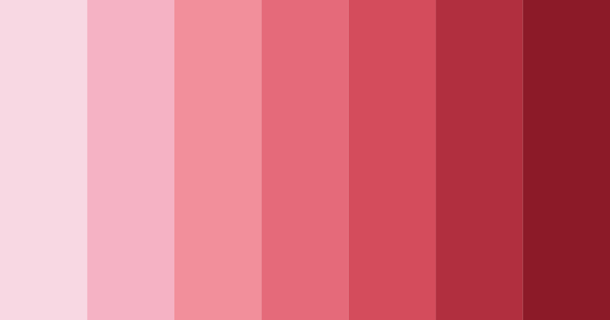 Download blossom of strength color palette PNG image (landscape)