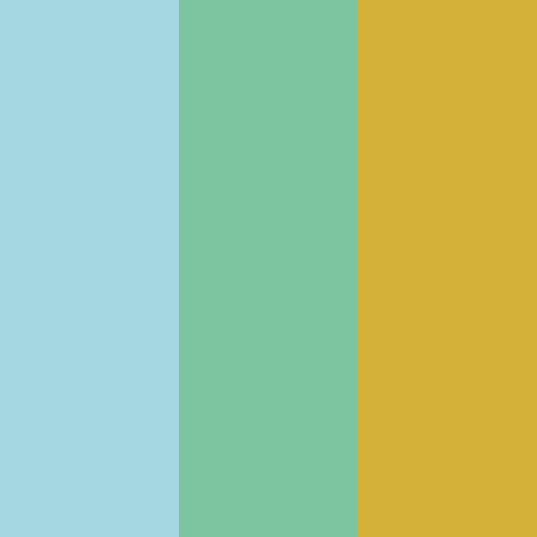 Download aerial blue color palette PNG image (square)