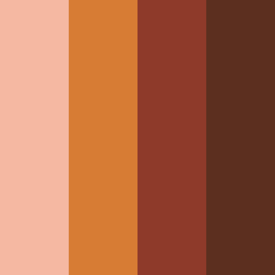 Download desert red color palette PNG image (square)