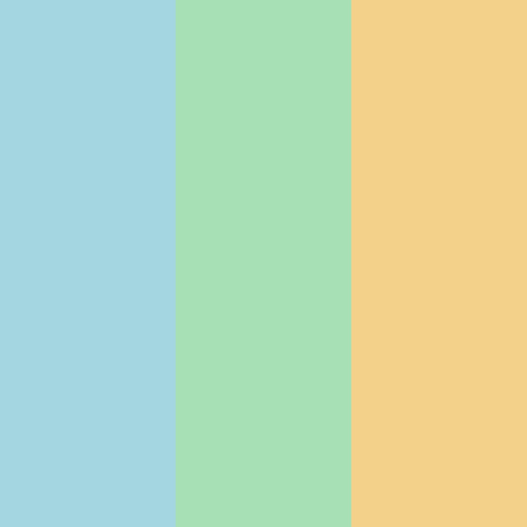 Download morning mist serenity color palette PNG image (square)
