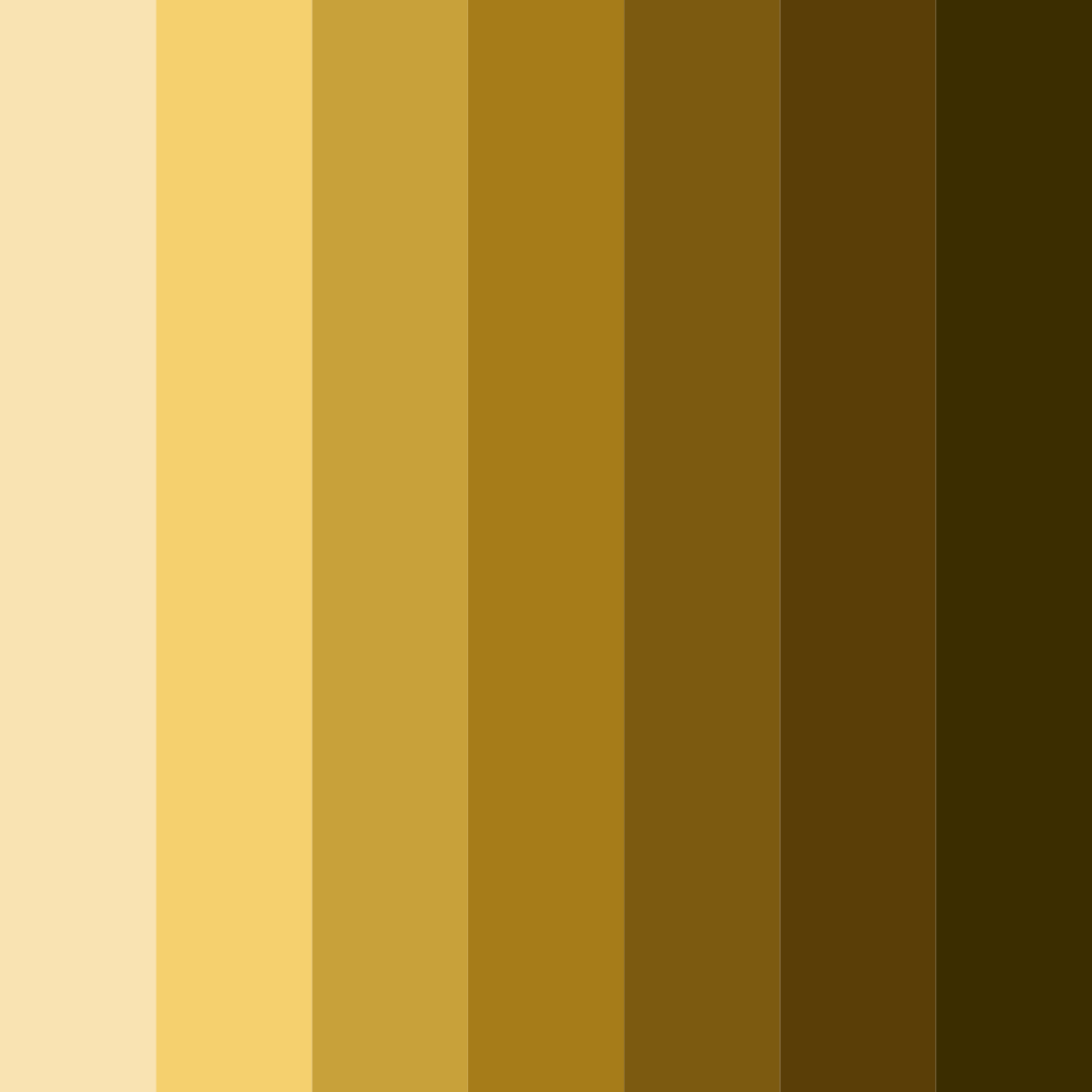 Download golden dusk color palette PNG image (square)