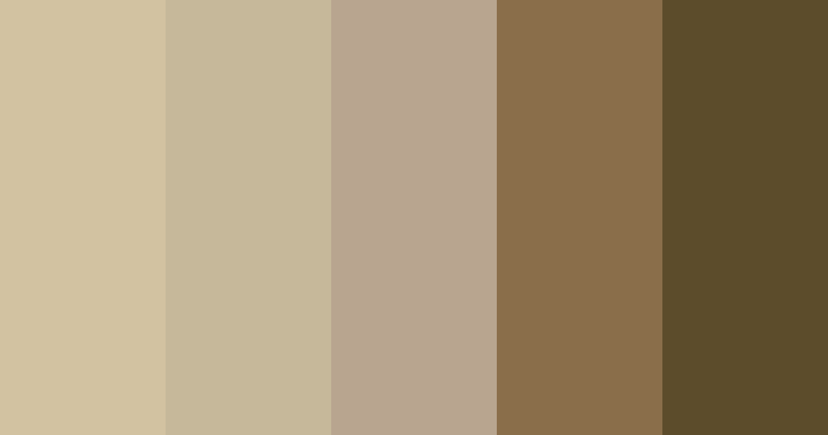 Download earthy elegance color palette PNG image (landscape)