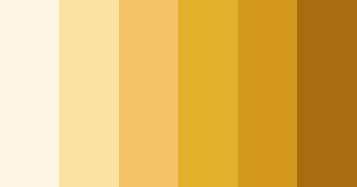 Download light gold color palette PNG image (landscape)