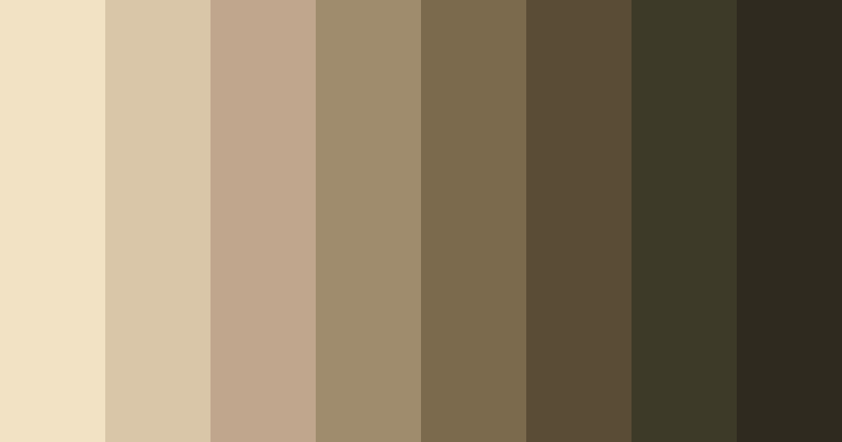 Download brown forest color palette PNG image (landscape)