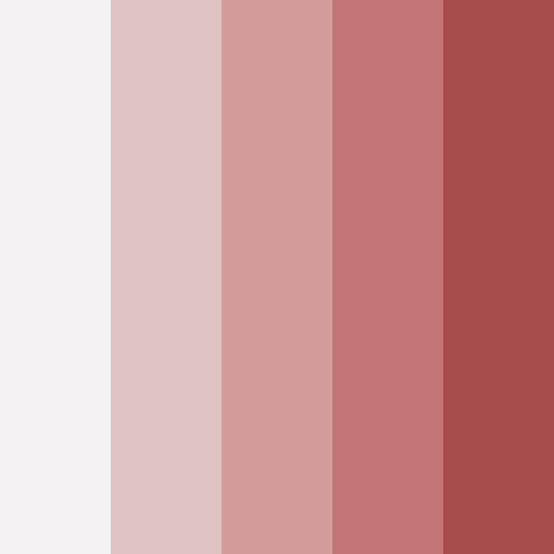 Download blush petals color palette PNG image (square)