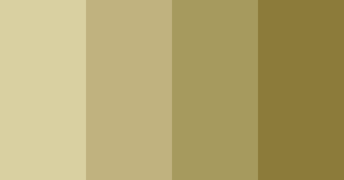 Download khaki shades color palette PNG image (landscape)