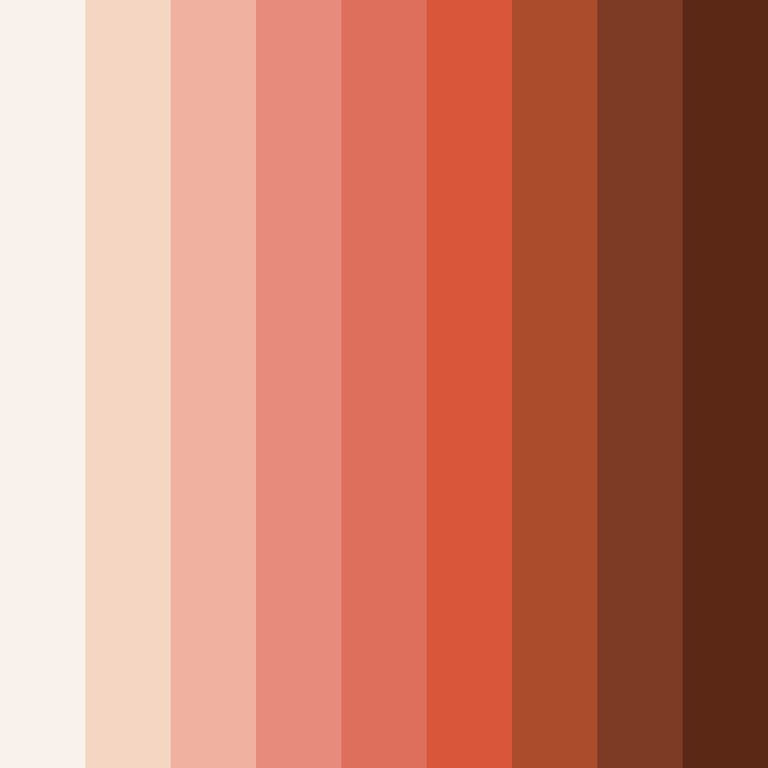 Download sunset apricot dream color palette PNG image (square)