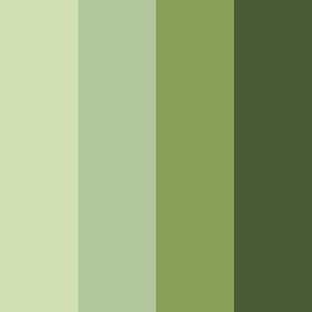 Download light olive shades color palette PNG image (square)