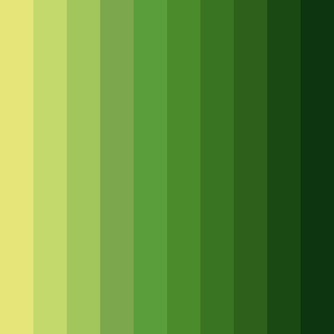 Download verdant whisper color palette PNG image (square)