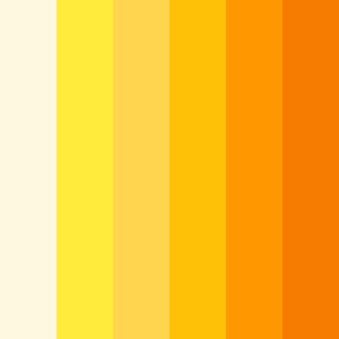 Download sunset citrus delight color palette PNG image (square)