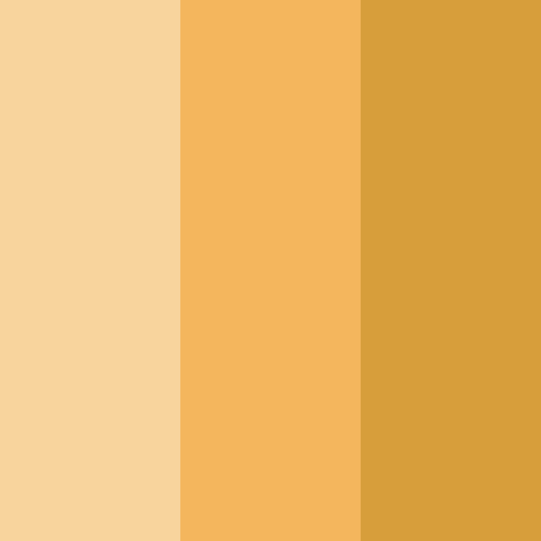 Download golden sunset color palette PNG image (square)