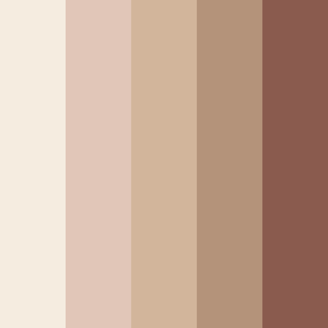 Download light beige color palette PNG image (square)