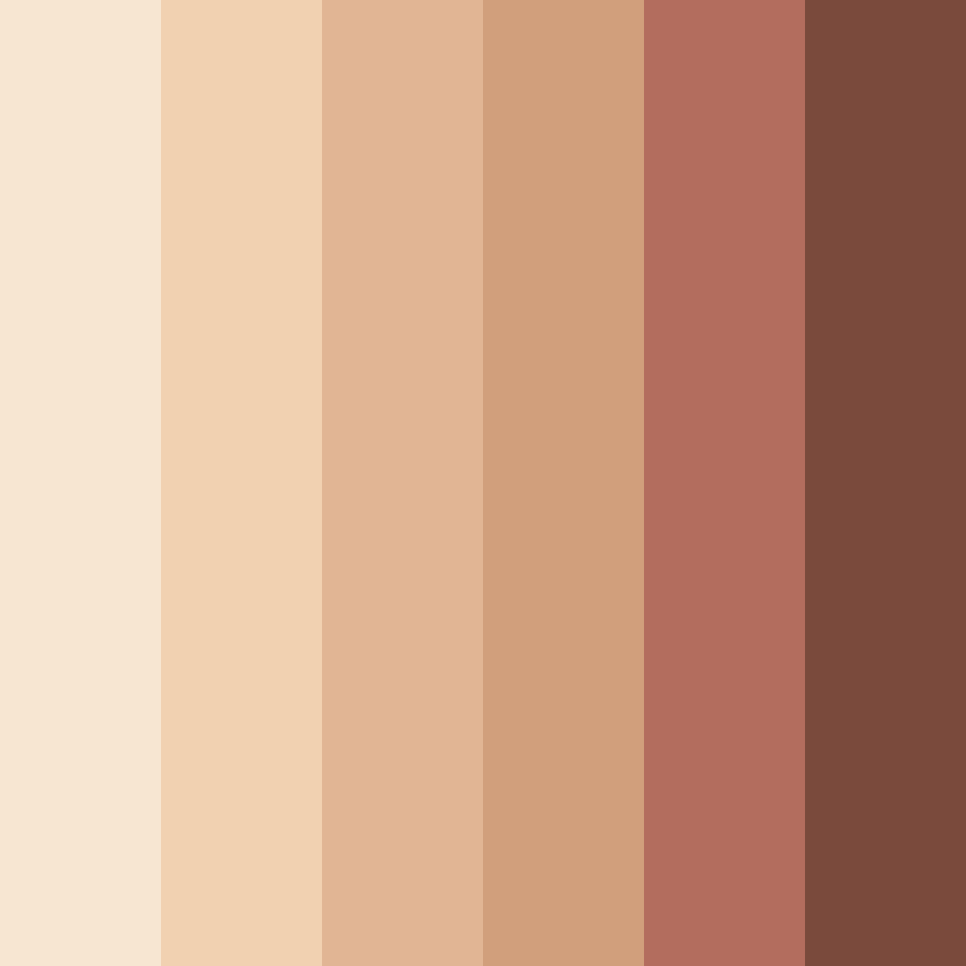Download sunset whisper color palette PNG image (square)