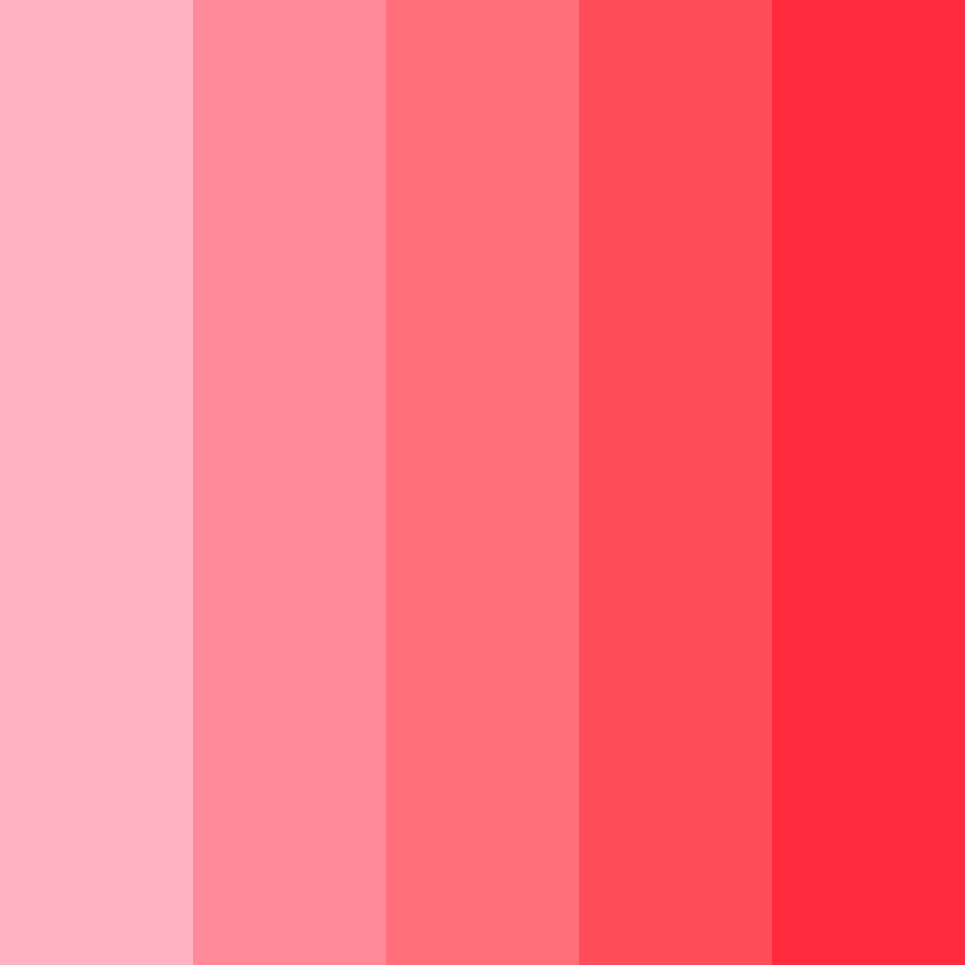 Download blushing crimson color palette PNG image (square)