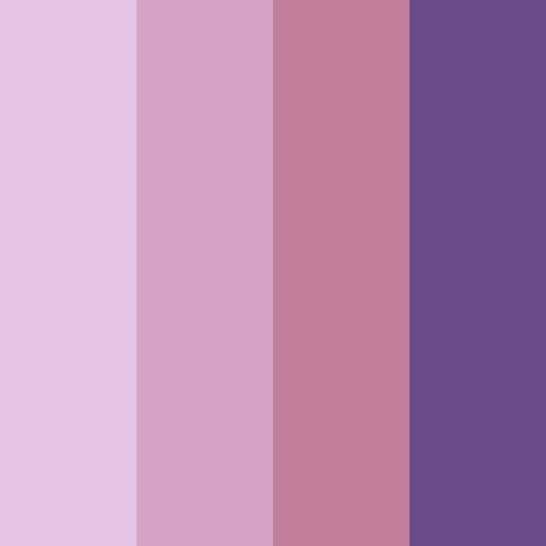 Download purple shades color palette PNG image (square)