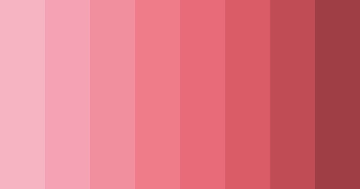 Download soft pinkish red color palette PNG image (landscape)