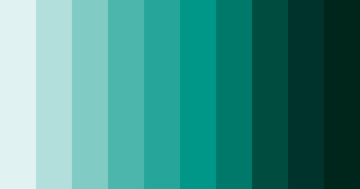 Download emerald mist color palette PNG image (landscape)