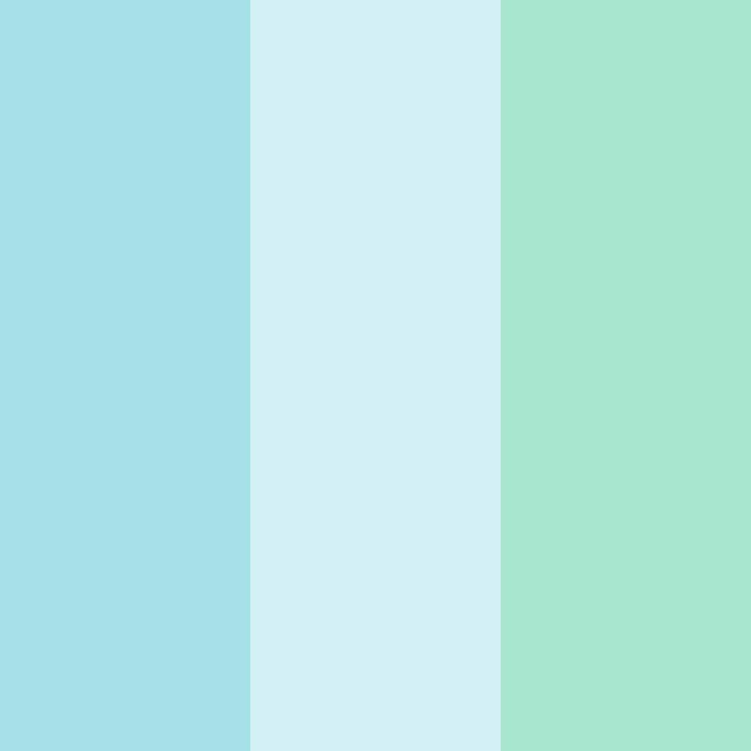 Download light turquoise color palette PNG image (square)