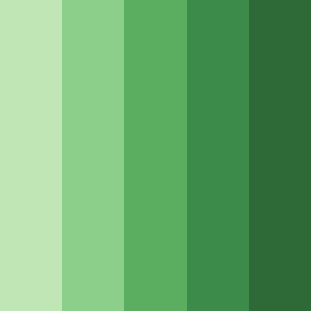 Download verdant oasis color palette PNG image (square)