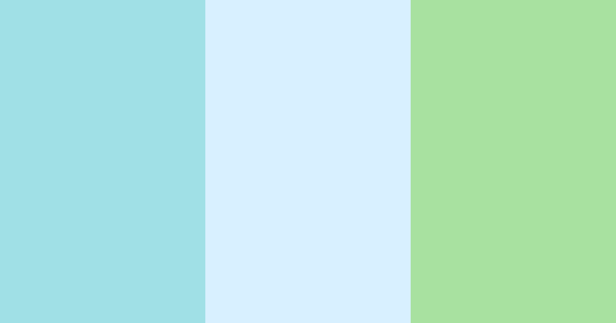 Download minty ocean breeze color palette PNG image (landscape)