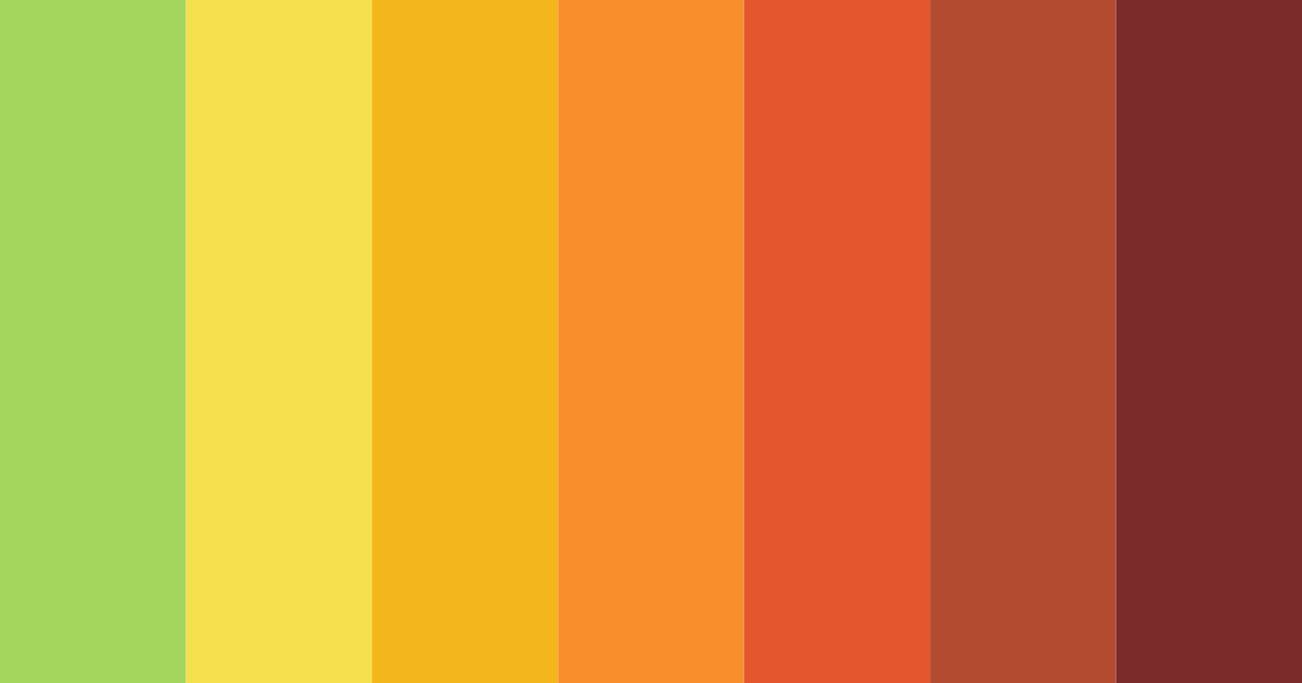 Download tropical carnival color palette PNG image (landscape)