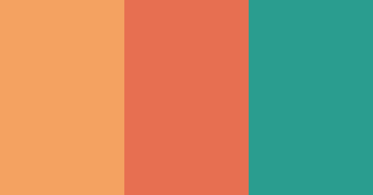Download orange wave color palette PNG image (landscape)