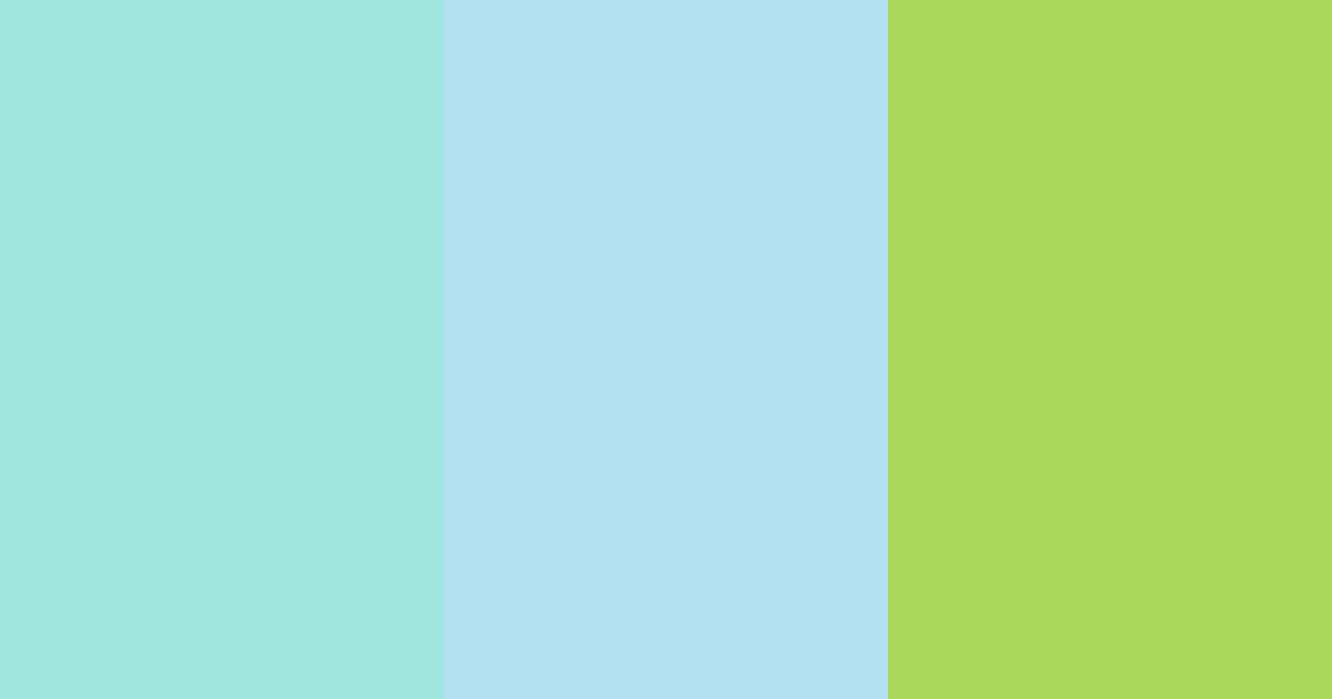 Download light turquoise color palette PNG image (landscape)