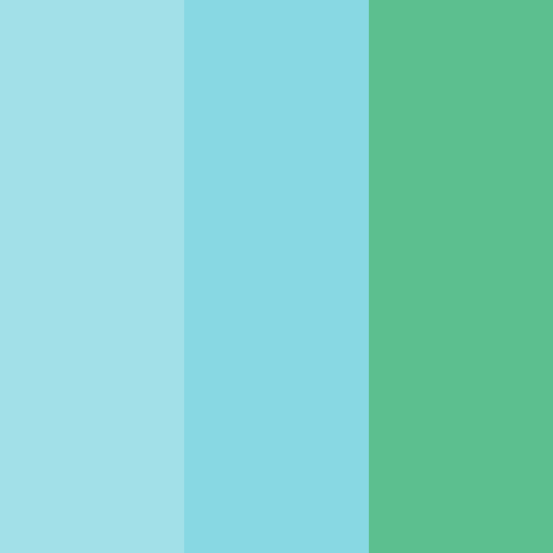 Download light turquoise color palette PNG image (square)