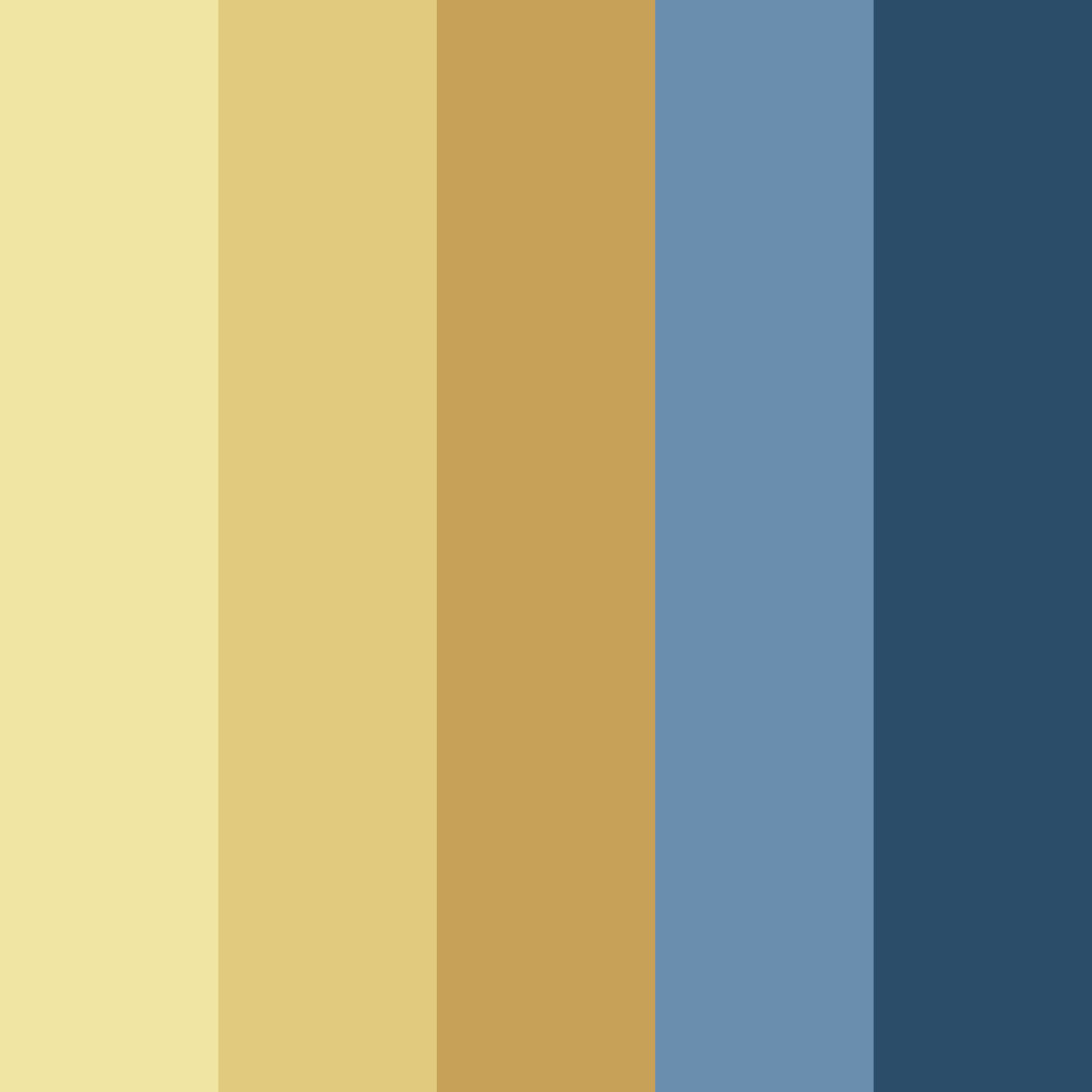 Download sunlit waves color palette PNG image (square)