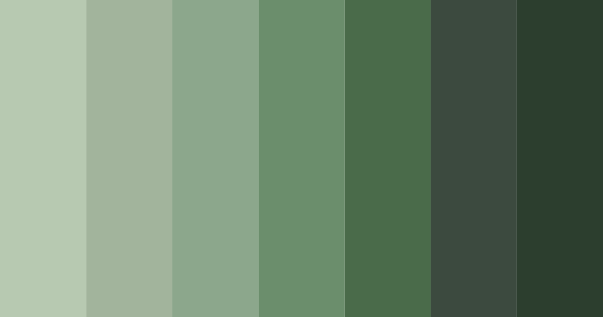 Download forest green gray color palette PNG image (landscape)