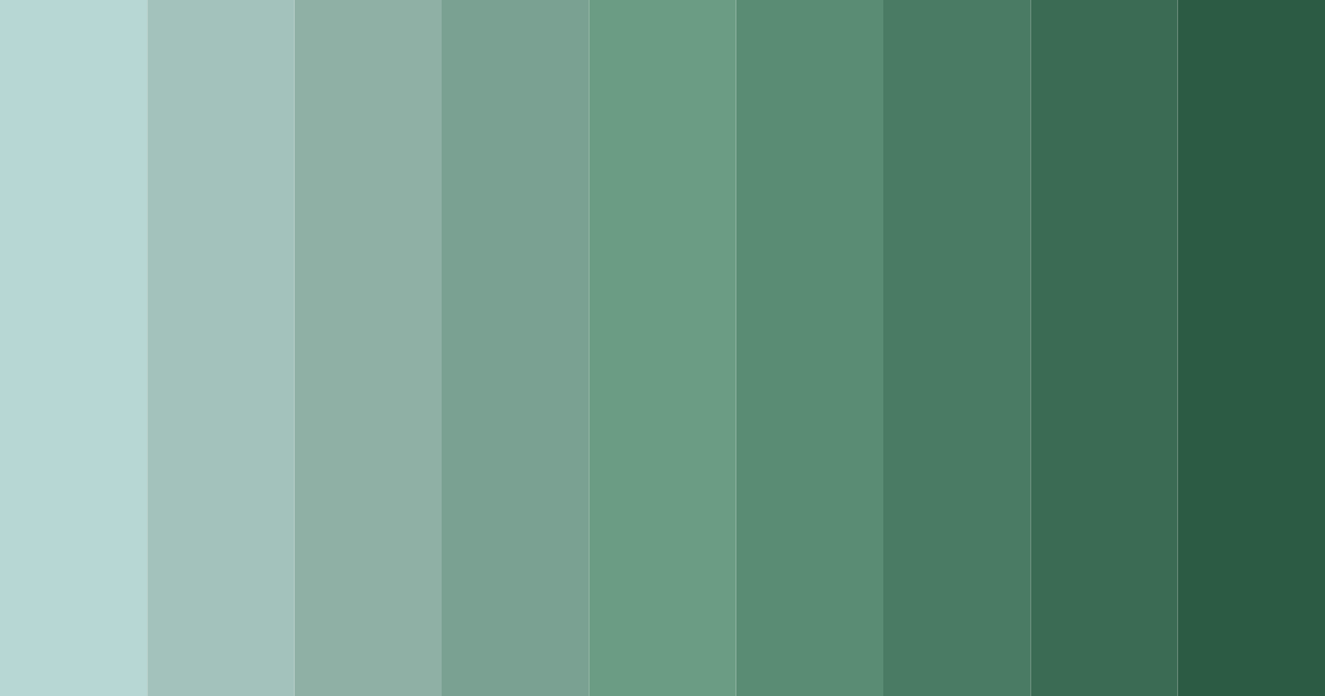 Download serene forest whisper color palette PNG image (landscape)