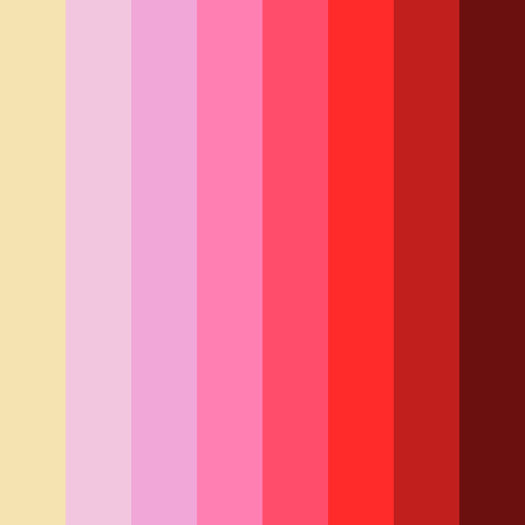 Download sugar rush color palette PNG image (square)
