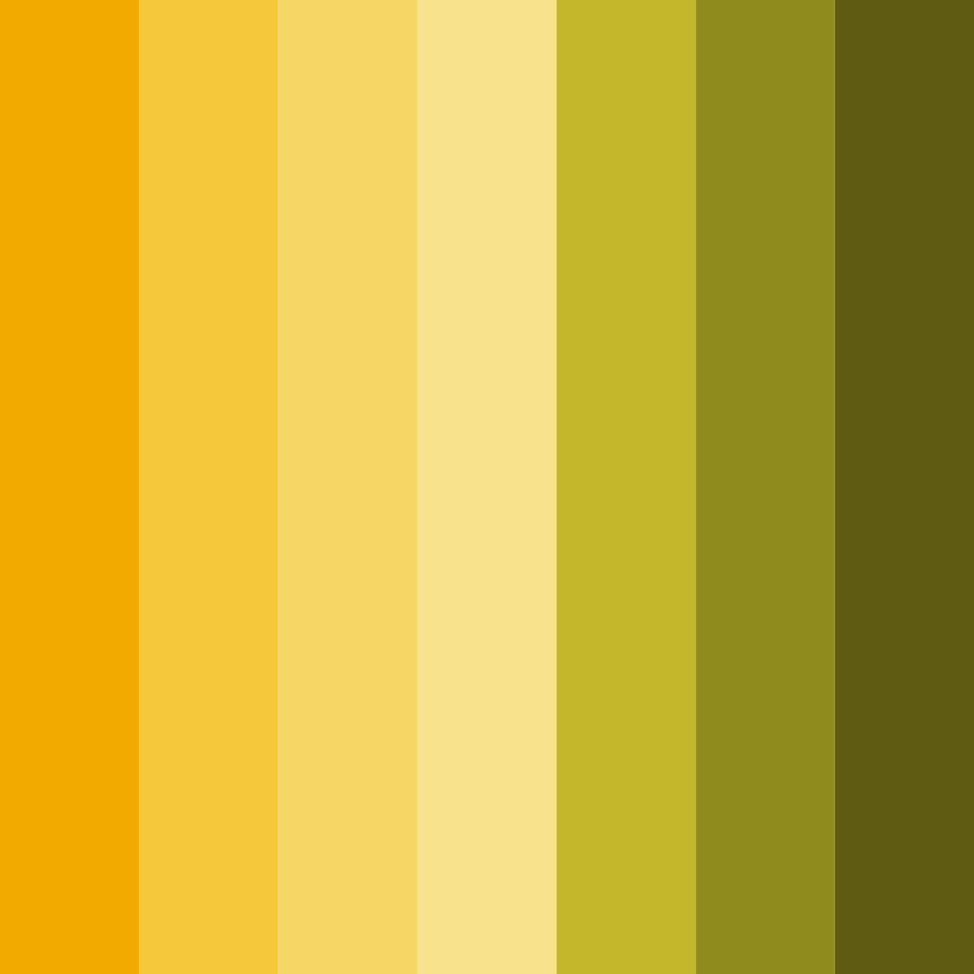 Download golden glow color palette PNG image (square)