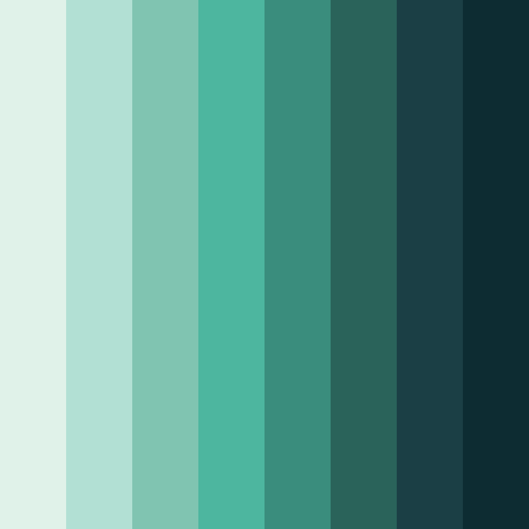 Download shades of light green to gray color palette PNG image (square)