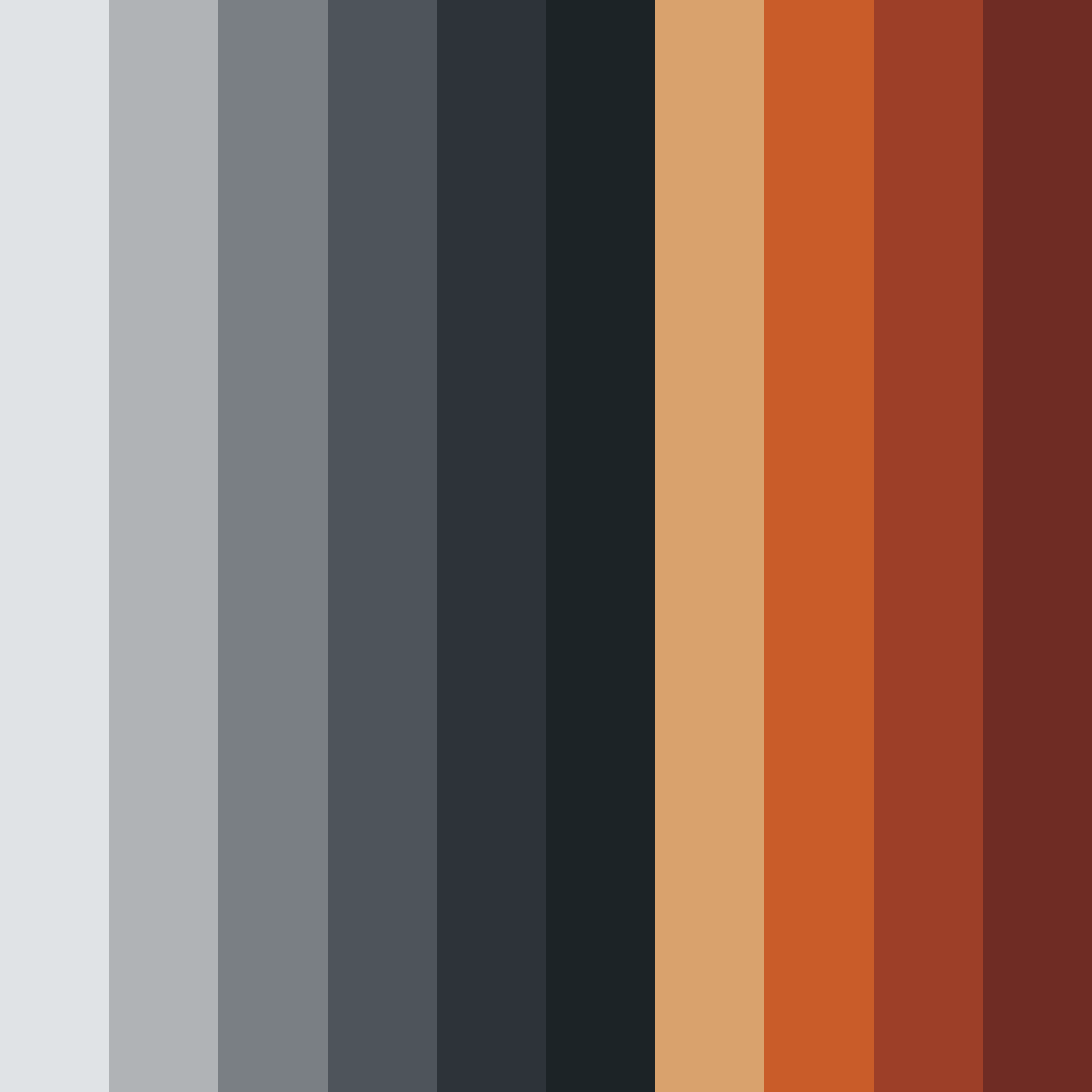 Download dark gray and gold color palette PNG image (square)