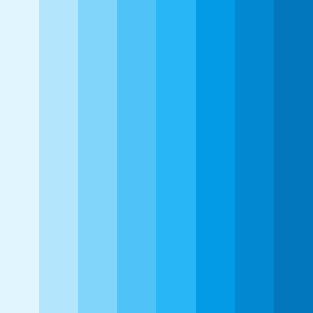 Download winter sky serenade color palette PNG image (square)