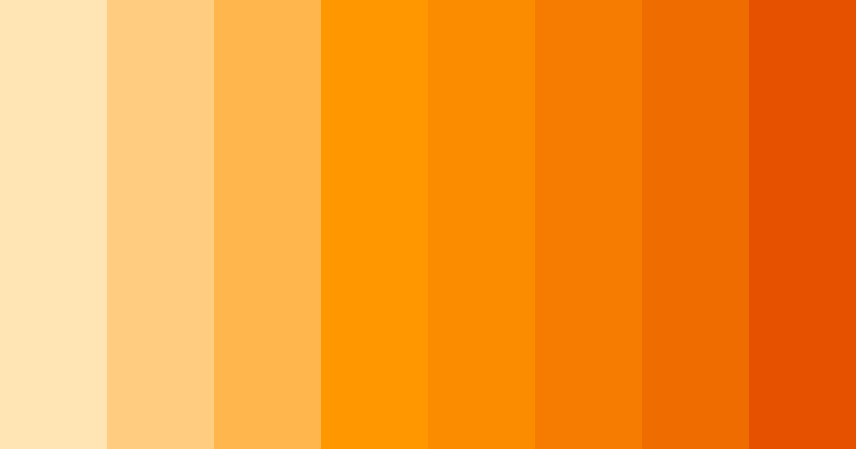 Download citrus sunset bliss color palette PNG image (landscape)