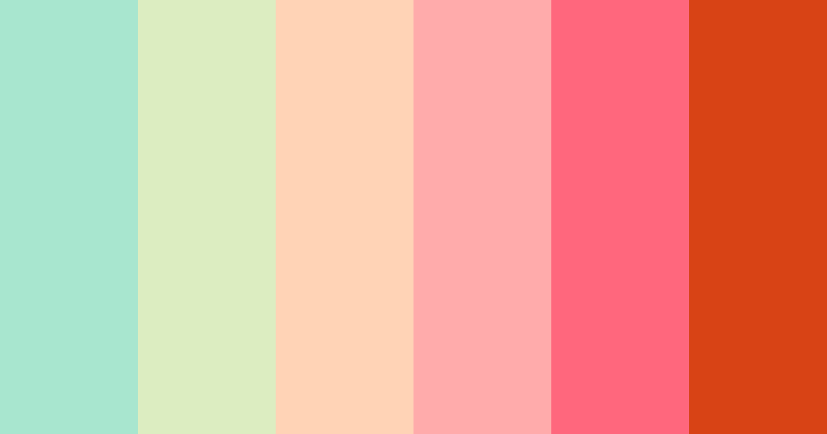 Download garden serenade color palette PNG image (landscape)