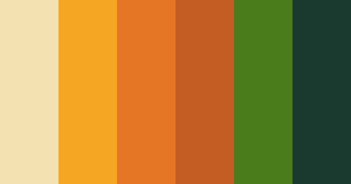 Download autumn grove color palette PNG image (landscape)